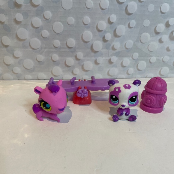 Littlest Pet Shop 💜🐼 Blythe Pretty-in-Purple play set - Picture 9 of 15